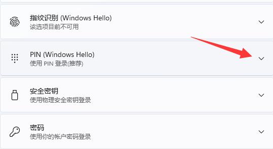 Win11如何修改pin码？