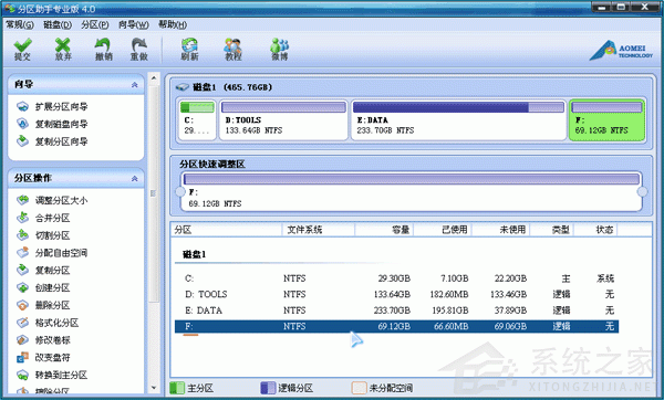 怎么给未分配的空间创建新分区？