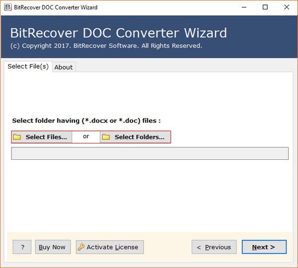 BitRecover DOC Converter Wizard