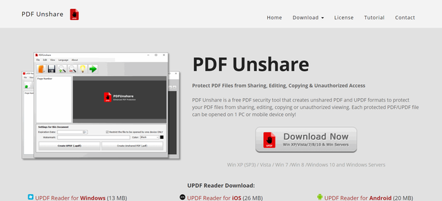 PDF Unshare