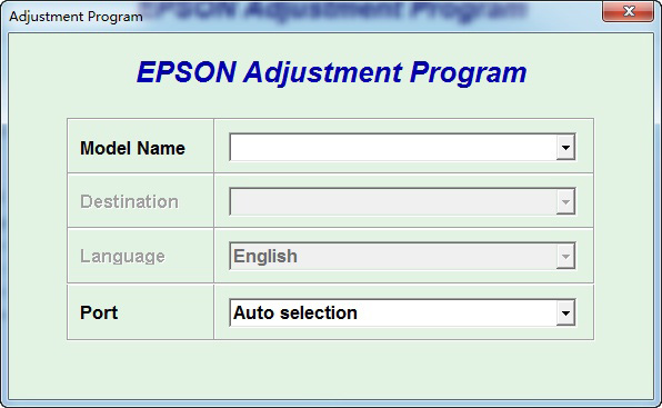 EPSON废墨清零软件