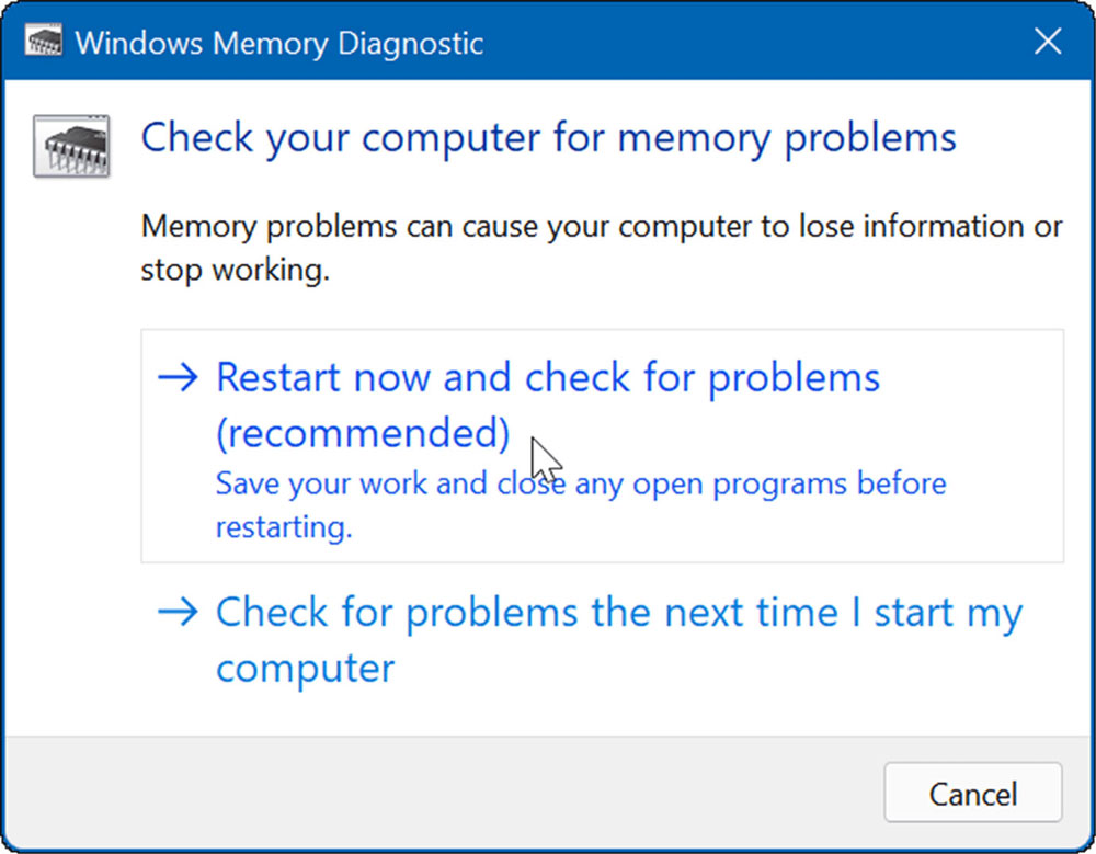 Win11蓝屏代码0x0000001A的解决方法