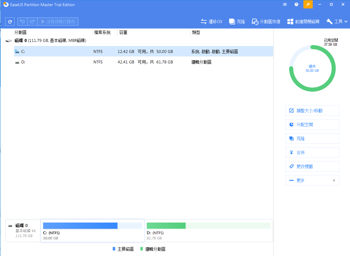 EASEUS Partition Master