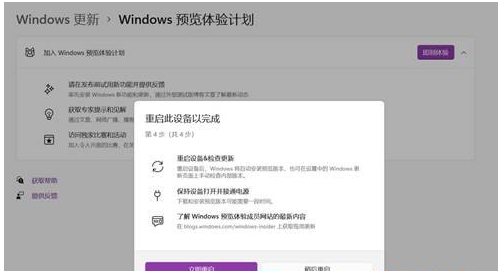 Windows11预览体验计划加入与退出的方