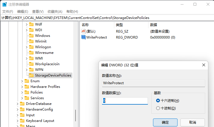 Win11磁盘被写保护解除方法