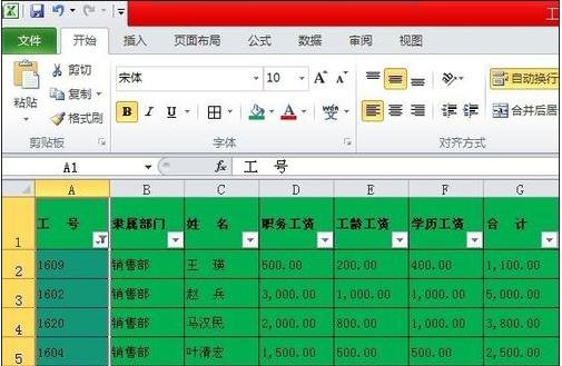 Excel表格怎么筛选出自己想要的内容？