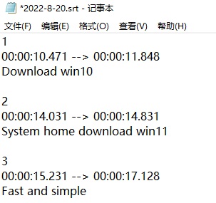 识别本地视频语音翻译生成字幕文件的教