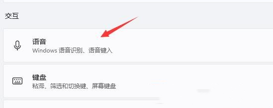 Win11开启语音识别功能的方法