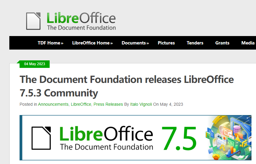 LibreOffice V7.5.3 中文免费版