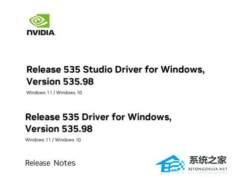 NVIDIA显卡驱动 V535.98 官方最新版