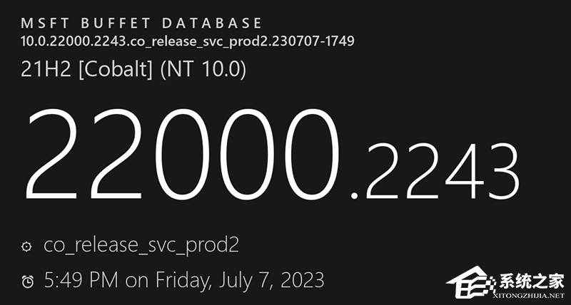 Win11 22000.2243( KB5028245 )