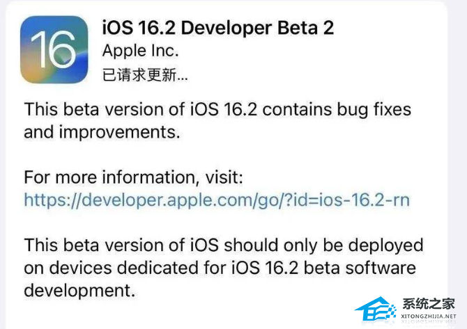 Apple iOS 16.2 beta2 (20C5043e) 描述性文件 官方版