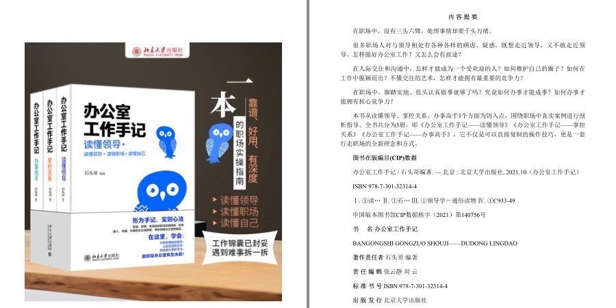 《办公室工作手记：读懂领导 掌控关系 办事高手》 靠谱 好用 有深度[pdf.epub]