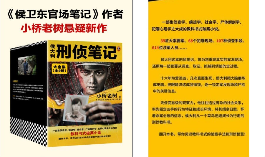 《侯大利刑侦笔记大全集》教科书式破案小说[pdf.epub]