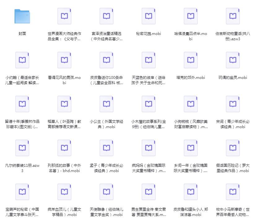 《文淙阁儿童书籍大放送》264本 为孩子收藏[mobi]