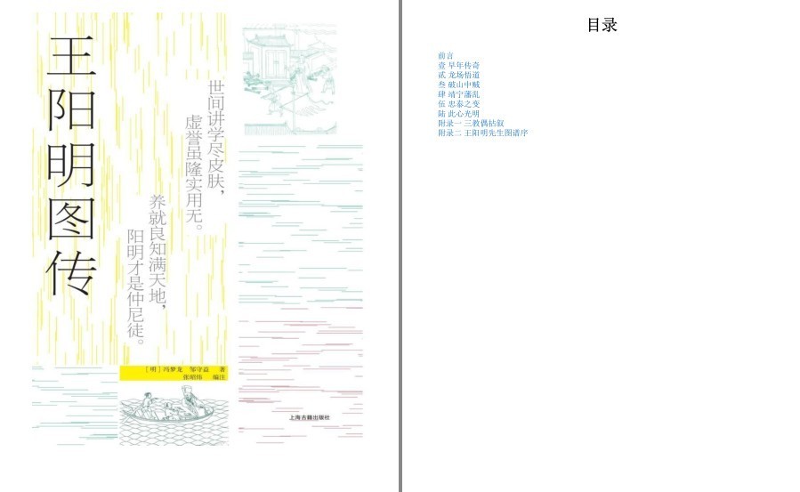 《王阳明图传》全新注释本 世间讲学尽皮肤 阳明才是仲尼徒[pdf.epub]