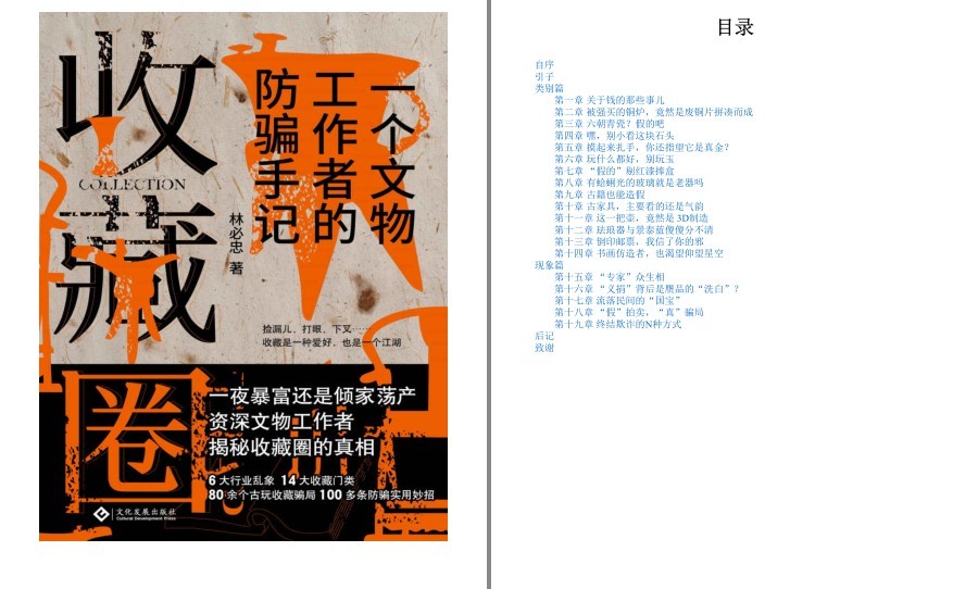 《收藏圈》骇人听闻的收藏圈诈骗故事 文物工作者的防骗手记[pdf]