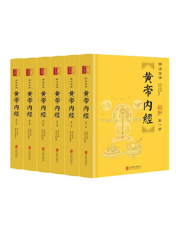 《黄帝内经》精注全译 全六册 医学文献典籍 千秋圣典[epub]