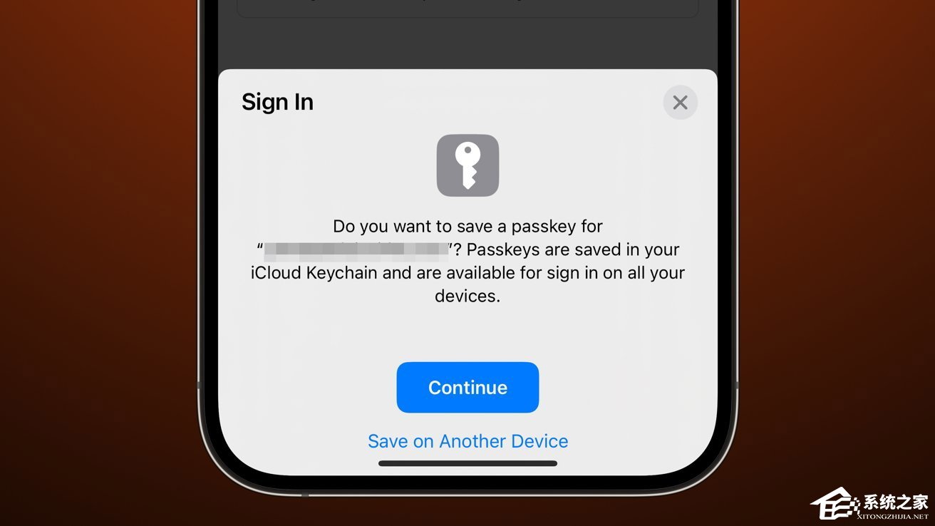 苹果iOS 16使用Passkeys进行无密码输入