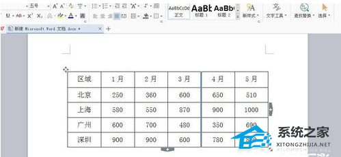 Word文档中的表格怎么快速切换成为三线表格教学