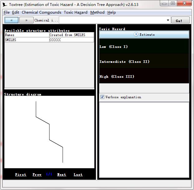 Toxtree截图