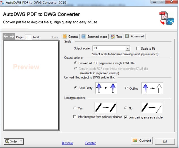 AutoDWG PDF to DWG Converter截图