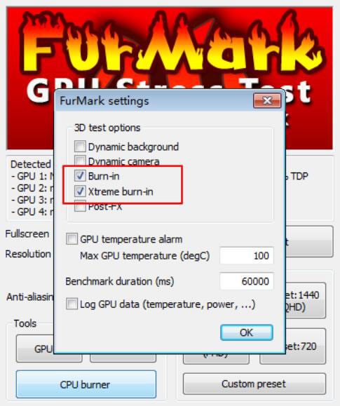 Furmark截图