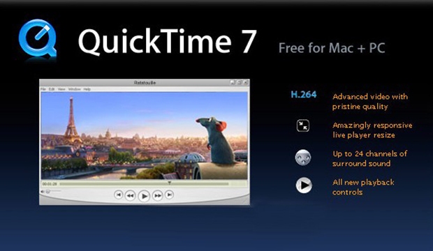 Quicktime player截图