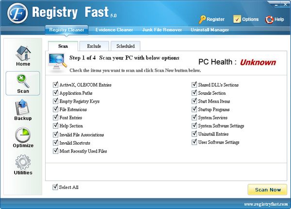 Registry Fast截图