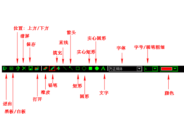 屏幕画笔工具截图