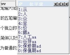 风清扬繁简两用五笔输入法截图