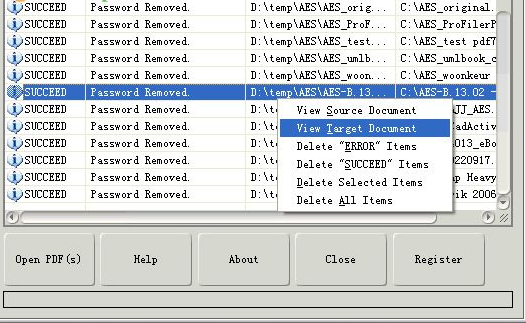 PDF Password Remover截图