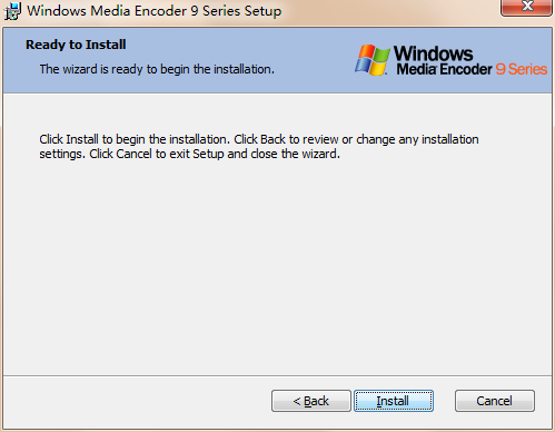 Windows Media Encoder截图