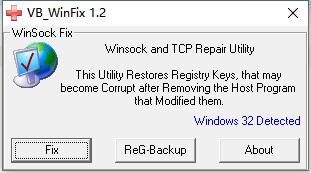 WinSockFix截图