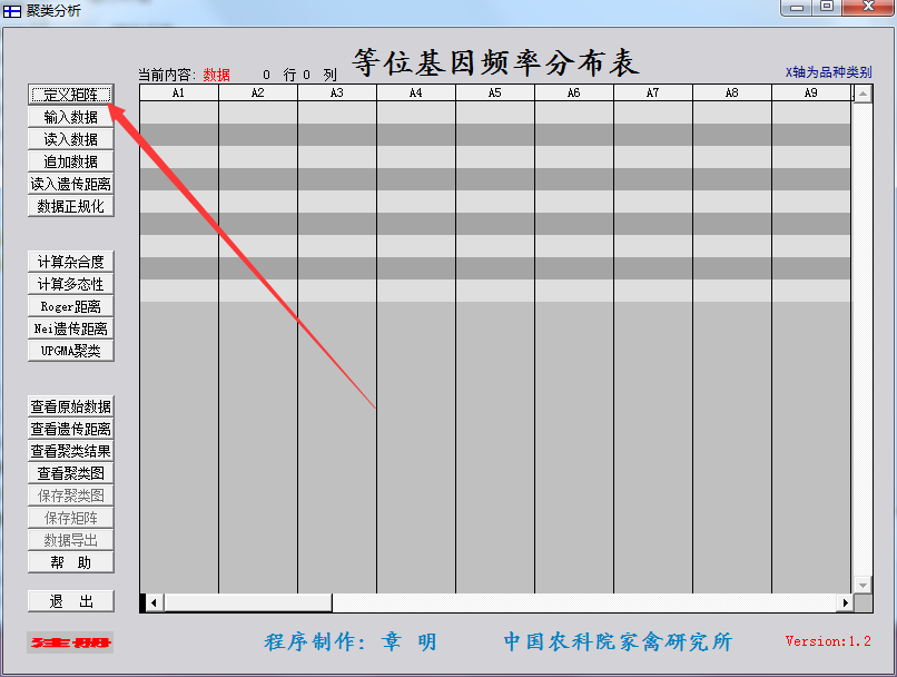 聚类分析软件截图