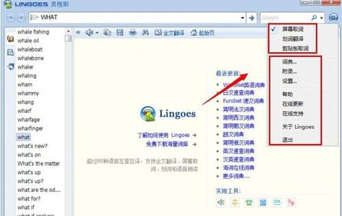 灵格斯词霸(Lingoes)截图