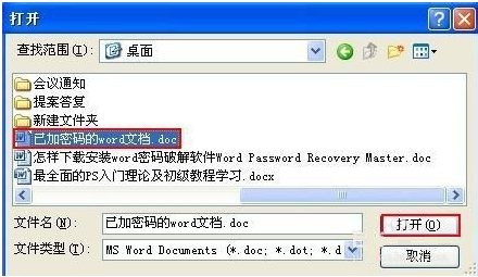 Word Password Recovery Master截图