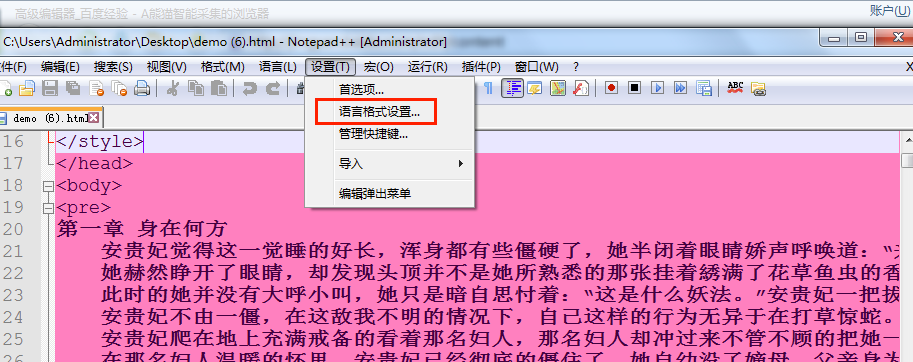 Notepad++截图