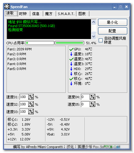 SpeedFan截图