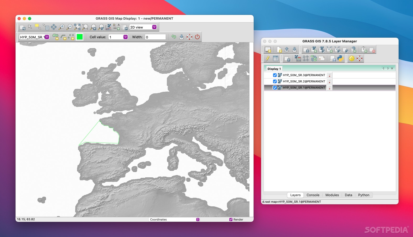 GRASS GIS For Mac截图