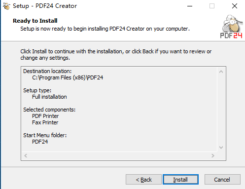 PDF24 Creator截图