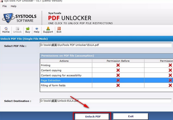 PDF Unlocker截图