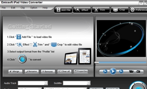 Emicsoft DVD to iPad Converter For Mac截图