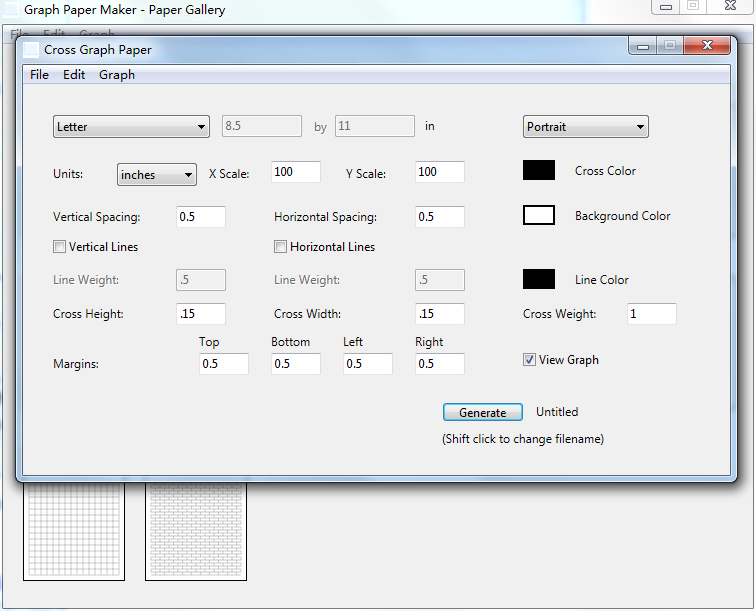 Graph Paper Maker截图