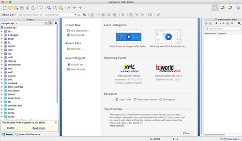 oXygen XML Editor For Mac截图