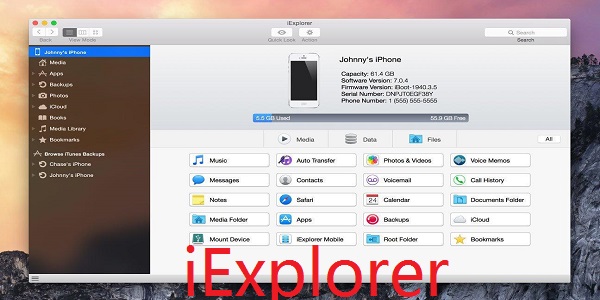 iExplorer截图