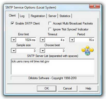 SNTP Service(64bit)截图