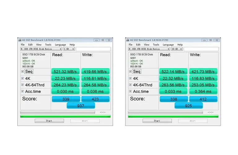 AS SSD Benchmark截图