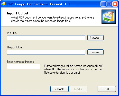 PDF Image Extraction Wizard截图