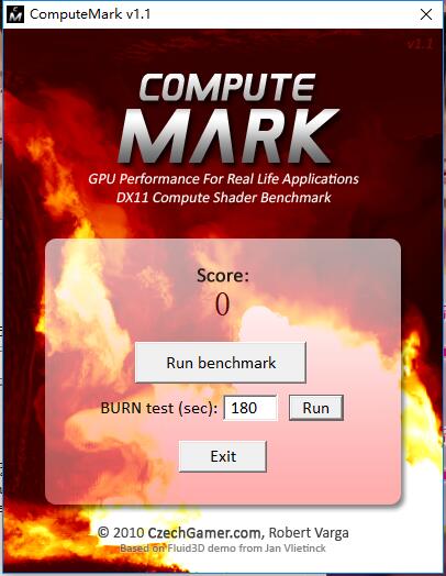 ComputeMark（DX11测试工具）截图